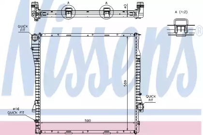 Теплообменник NISSENS 60787A