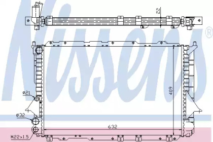 Теплообменник NISSENS 60460