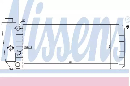 Теплообменник NISSENS 61837