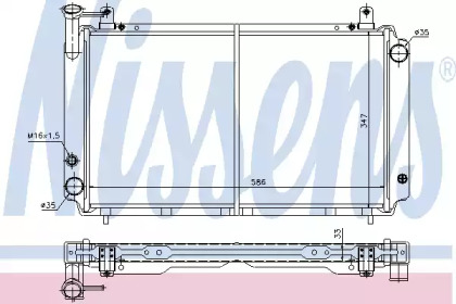 Теплообменник NISSENS 62425