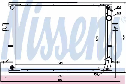 Теплообменник NISSENS 62289