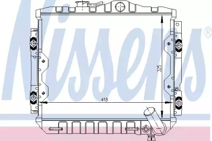 Теплообменник NISSENS 62824