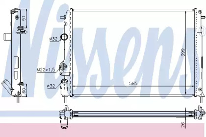 Теплообменник NISSENS 63896A