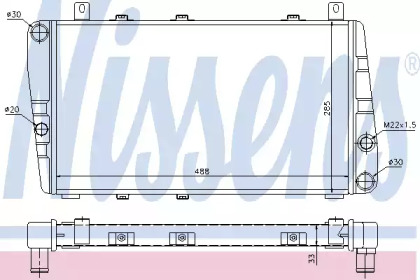 Теплообменник NISSENS 64011