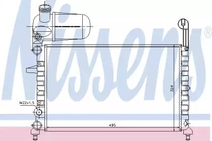 Теплообменник NISSENS 61844