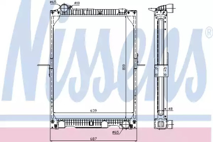 Теплообменник NISSENS 62524A