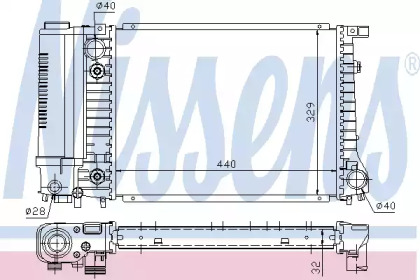 Теплообменник NISSENS 60703A