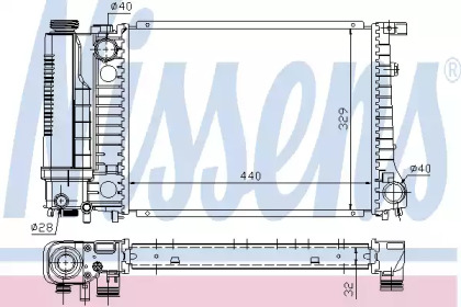 Теплообменник NISSENS 60735A