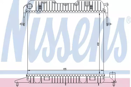 Теплообменник NISSENS 63043