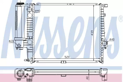 Теплообменник NISSENS 60615A