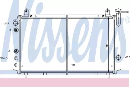 Теплообменник NISSENS 62427