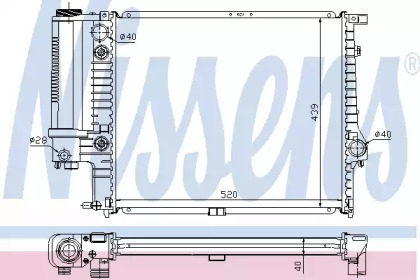 Теплообменник NISSENS 60614A