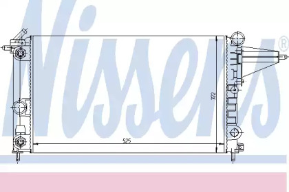 Теплообменник NISSENS 63225