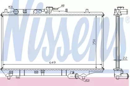 Теплообменник NISSENS 62408A