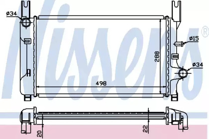 Теплообменник NISSENS 62117A