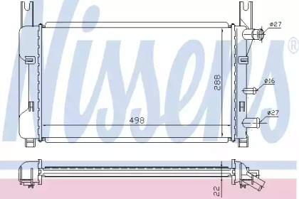 Теплообменник NISSENS 62121A