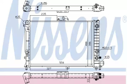 Теплообменник NISSENS 64047