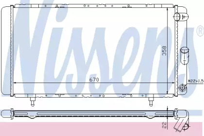 Теплообменник NISSENS 63911A