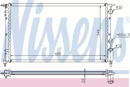 Теплообменник NISSENS 63918