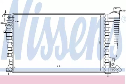 Теплообменник NISSENS 61368