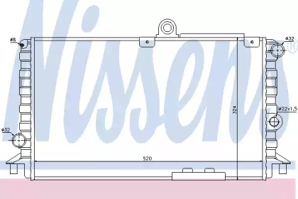 Теплообменник NISSENS 60018