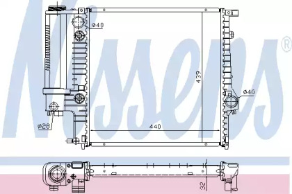 Теплообменник NISSENS 60613A