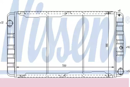 Теплообменник NISSENS 65506