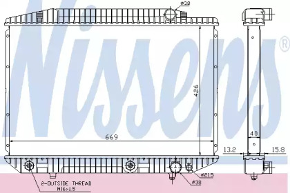 Теплообменник NISSENS 62727A