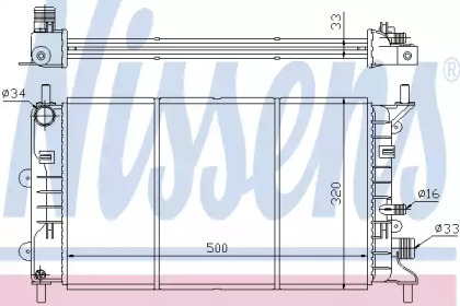 Теплообменник NISSENS 621621