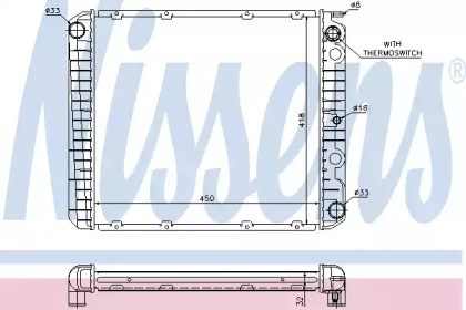 Теплообменник NISSENS 65525A