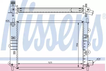 Теплообменник NISSENS 62164A