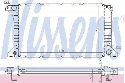 Теплообменник NISSENS 62249A