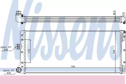  NISSENS 61887