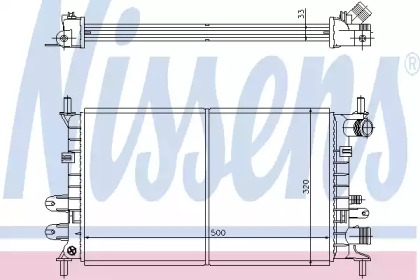 Теплообменник NISSENS 62163