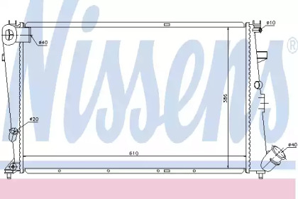 Теплообменник NISSENS 61387