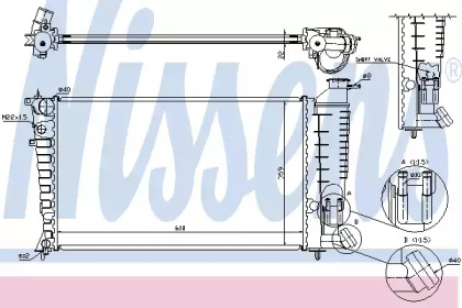 Теплообменник NISSENS 61382A