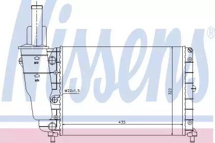 Теплообменник NISSENS 61856