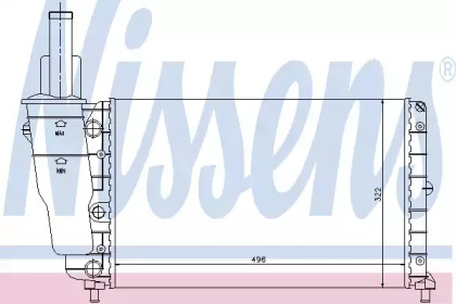 Теплообменник NISSENS 61857