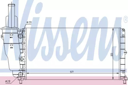 Теплообменник NISSENS 61858