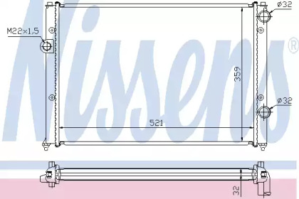 Теплообменник NISSENS 652511