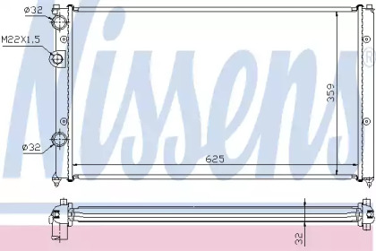 Теплообменник NISSENS 652551