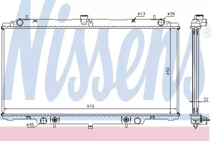 Теплообменник NISSENS 62953A