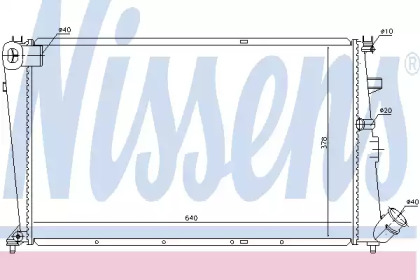 Теплообменник NISSENS 61233