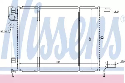 Теплообменник NISSENS 61397