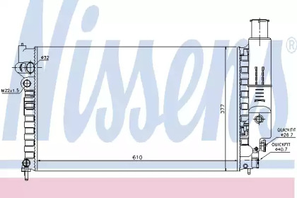 Теплообменник NISSENS 63618