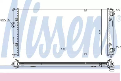 Теплообменник NISSENS 639971