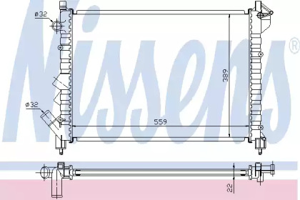 Теплообменник NISSENS 63832