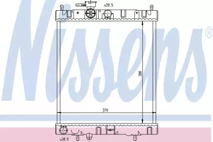 Теплообменник NISSENS 62954