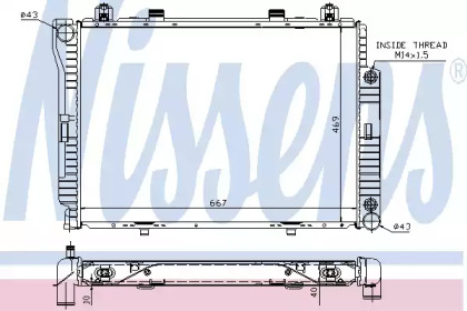 Теплообменник NISSENS 62714A