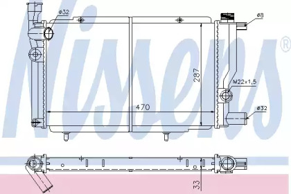 Теплообменник NISSENS 63425